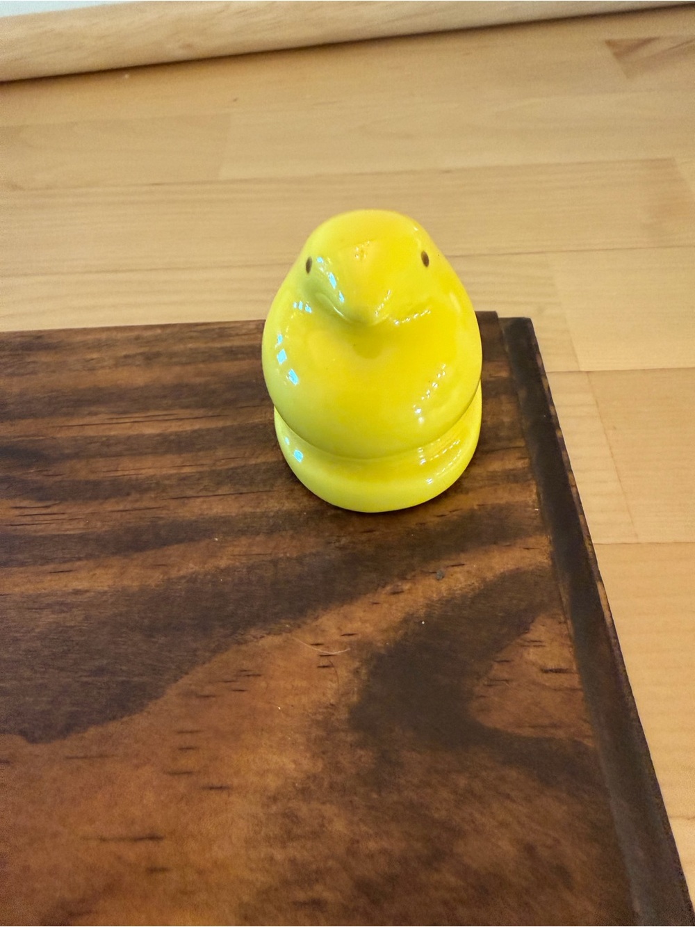 Nora Fleming Yellow Ceramic Chick Accent